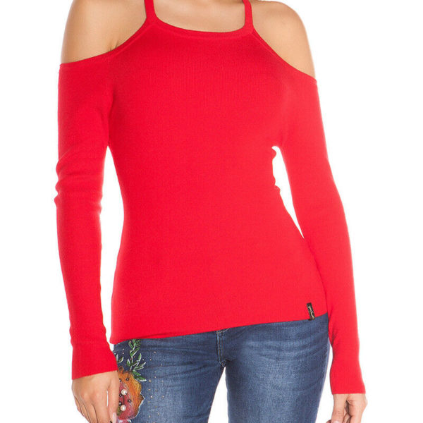 Maglione Koucla donna spalle scoperte maniche lunghe sexy sweater cut out –  Il Bazar Shop